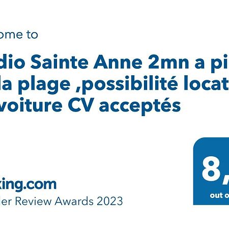 Studio Sainte Anne 2Mn A Pieds De La Plage ,Possibilite Location De Voiture Dış mekan fotoğraf